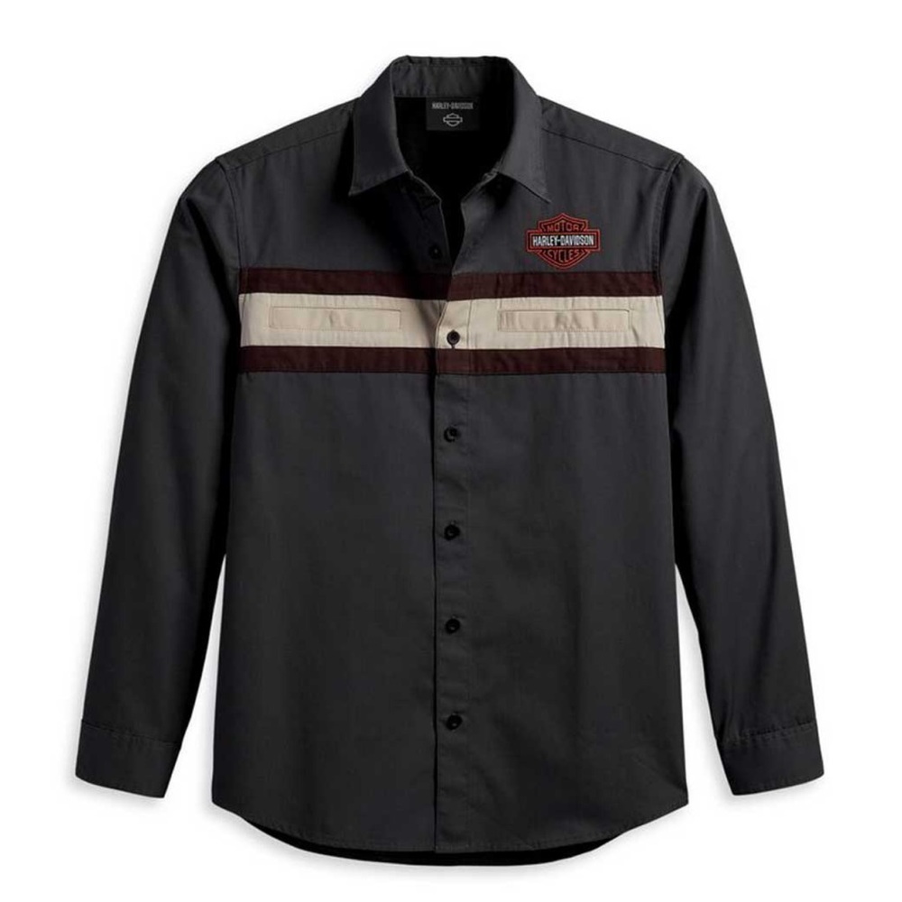 Harley-Davidson® Men's Performance Colorblocked Woven Shirt